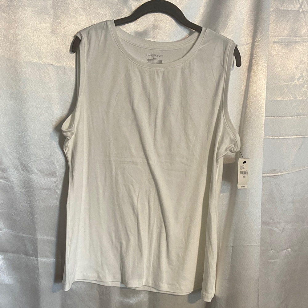 Torrid Classic White Muscle Tee